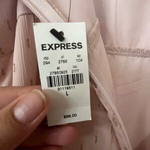 Large Pink and Gold Express Dress